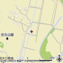 鹿児島県伊佐市大口原田1183周辺の地図