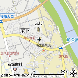 加久藤小学校・児童クラブ周辺の地図
