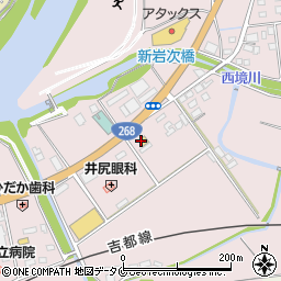 ローソンえびの京町店周辺の地図