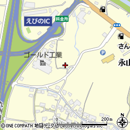 宮崎県えびの市永山728周辺の地図