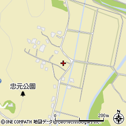 鹿児島県伊佐市大口原田1040-1周辺の地図
