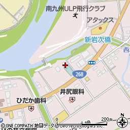 十兵衛うどん えびの京町本店周辺の地図