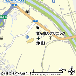 宮崎県えびの市永山1010周辺の地図