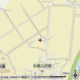 鹿児島県伊佐市大口原田154周辺の地図