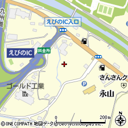 宮崎県えびの市永山948周辺の地図