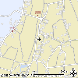 鹿児島県出水市高尾野町大久保7303周辺の地図