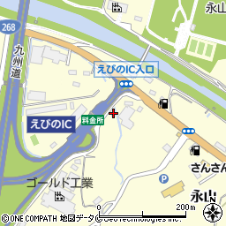 宮崎県えびの市永山745周辺の地図