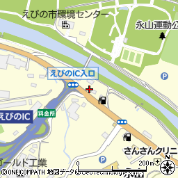 宮崎県えびの市永山942周辺の地図