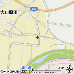 鹿児島県伊佐市大口原田348周辺の地図