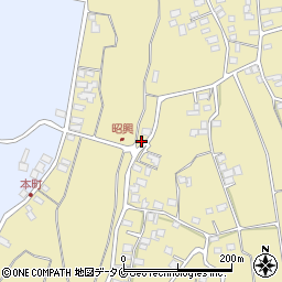 鹿児島県出水市高尾野町大久保7340周辺の地図
