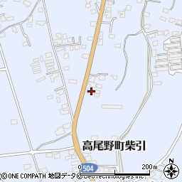 鹿児島県出水市高尾野町柴引2608周辺の地図