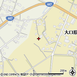 鹿児島県伊佐市大口原田470-6周辺の地図