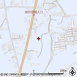 鹿児島県出水市高尾野町柴引2624周辺の地図