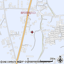 鹿児島県出水市高尾野町柴引2622周辺の地図