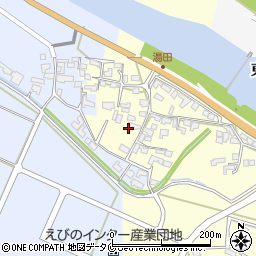 宮崎県えびの市湯田周辺の地図