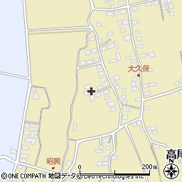 鹿児島県出水市高尾野町大久保7429周辺の地図