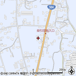 鹿児島県出水市高尾野町柴引2652周辺の地図