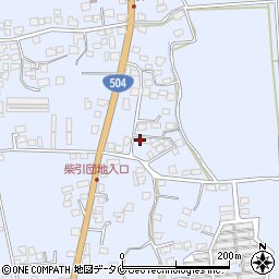 鹿児島県出水市高尾野町柴引2671周辺の地図