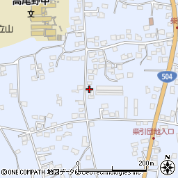 鹿児島県出水市高尾野町柴引2716周辺の地図