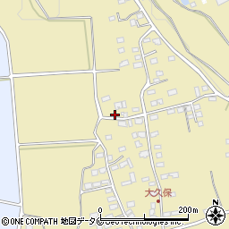 鹿児島県出水市高尾野町大久保7480周辺の地図