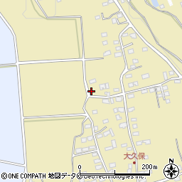 鹿児島県出水市高尾野町大久保7474周辺の地図