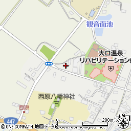 大口温泉リハビリテーション病院周辺の地図
