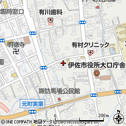 木野興産株式会社　大口給油所周辺の地図