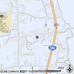 鹿児島県出水市高尾野町柴引2733周辺の地図