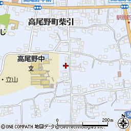 鹿児島県出水市高尾野町柴引2136周辺の地図