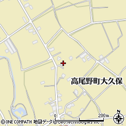 鹿児島県出水市高尾野町大久保3451周辺の地図