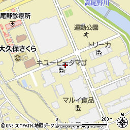 株式会社キユーピータマゴ　出水工場周辺の地図