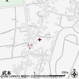 鹿児島県出水市武本13717-2周辺の地図
