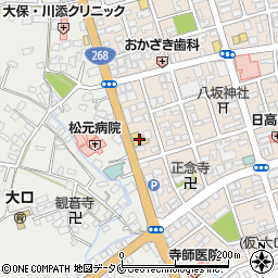 鹿児島県伊佐市大口上町28-7周辺の地図