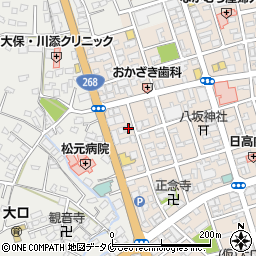 鹿児島県伊佐市大口上町28-5周辺の地図