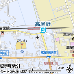 鹿児島県出水市高尾野町柴引18周辺の地図