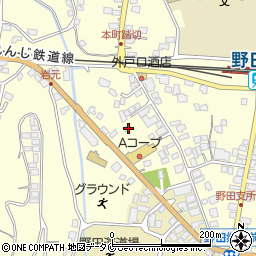 鹿児島県出水市野田町下名5327周辺の地図