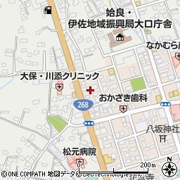 鹿児島県伊佐市大口上町37周辺の地図