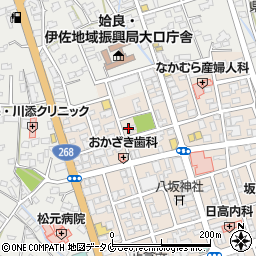 鹿児島県伊佐市大口上町41周辺の地図