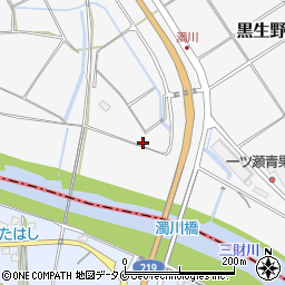 黒生野大橋周辺の地図
