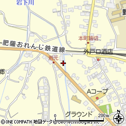 鹿児島県出水市野田町下名5256周辺の地図