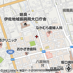 鹿児島県伊佐市大口上町44周辺の地図