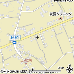 鹿児島県出水市高尾野町大久保3637周辺の地図