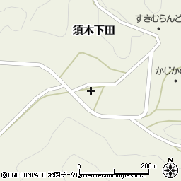 宮崎県小林市須木下田390-1周辺の地図