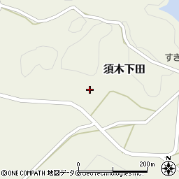 宮崎県小林市須木下田周辺の地図
