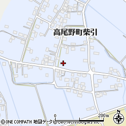 鹿児島県出水市高尾野町柴引1257周辺の地図