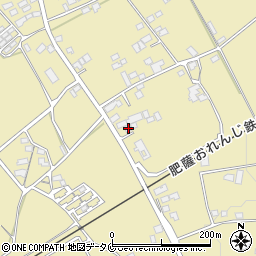 鹿児島県出水市高尾野町大久保1493-3周辺の地図