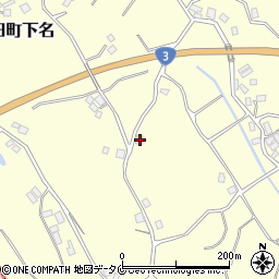 鹿児島県出水市野田町下名4197周辺の地図