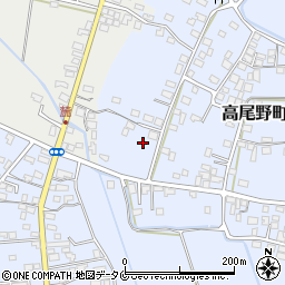 鹿児島県出水市高尾野町柴引1221周辺の地図