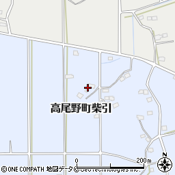 鹿児島県出水市高尾野町柴引1800周辺の地図