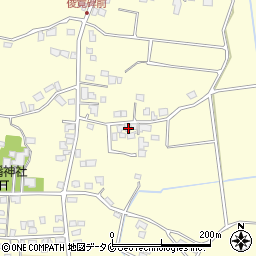 鹿児島県出水市野田町下名6495周辺の地図